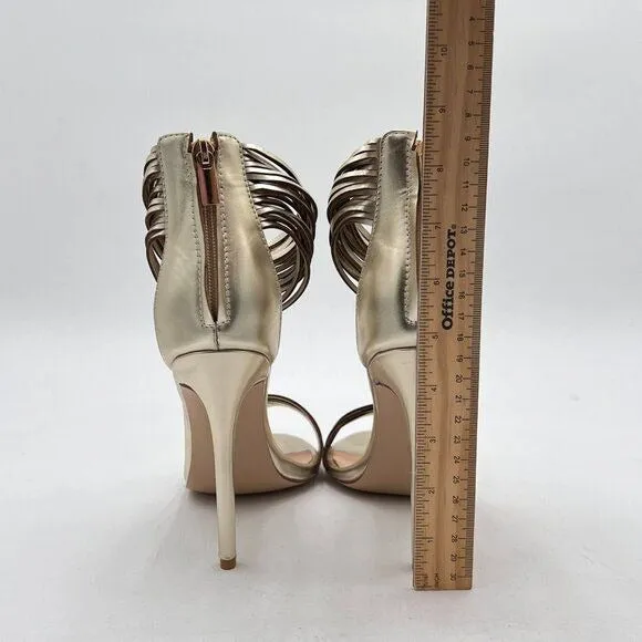 ﻿ FSJ Women Round Open Toe Sandals Sexy High Heels Pumps  Lace Ankle Strap D'ors