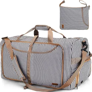 150L Duffle Bag for Travel, Extra Large Foldable Waterproof Travel Duffel Bags Weekender Overnight Bag for Men and Women with Shoe Compartment