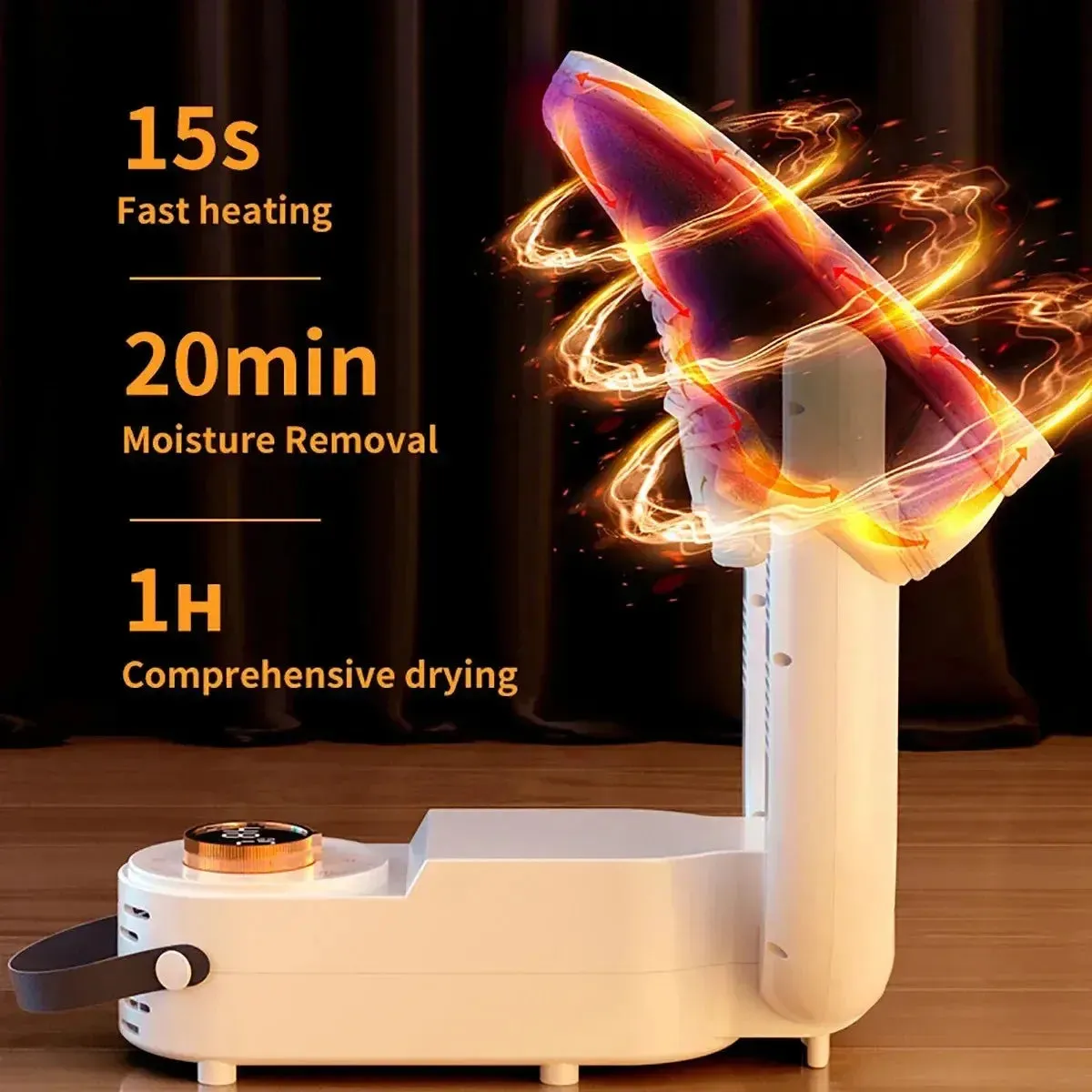 Adjustable Quick-dry Odor Remove Portable Shoe Dryer