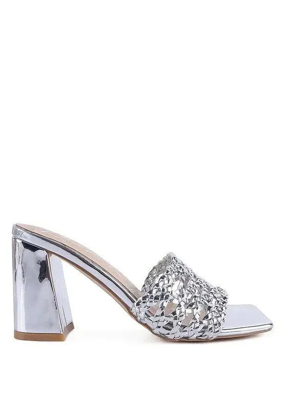 Adorbs Braided Straps Slider Sandals-Rag & Co