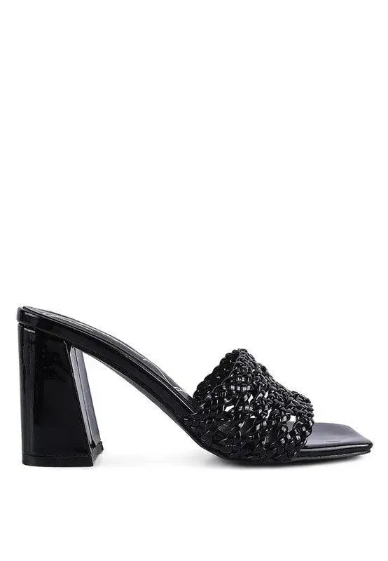 Adorbs Braided Straps Slider Sandals-Rag & Co