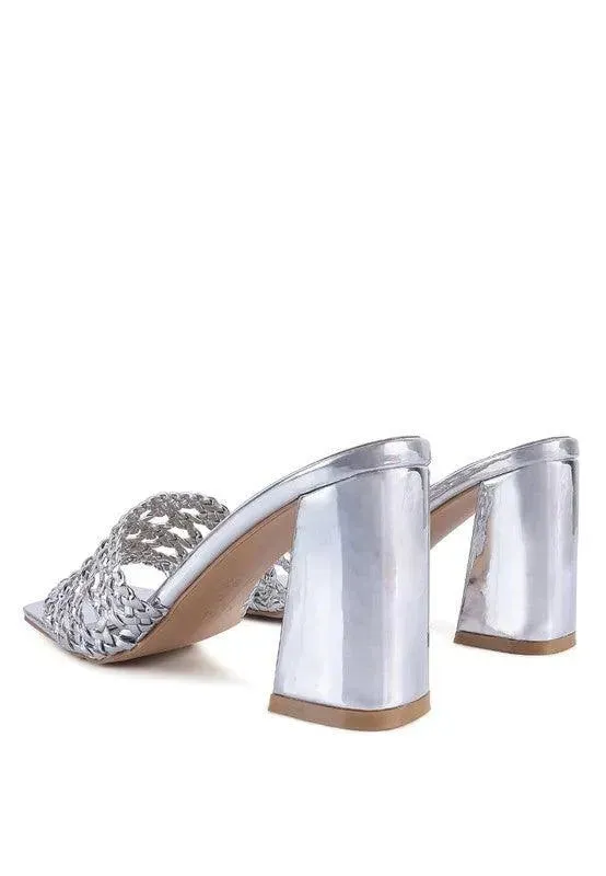 Adorbs Braided Straps Slider Sandals-Rag & Co