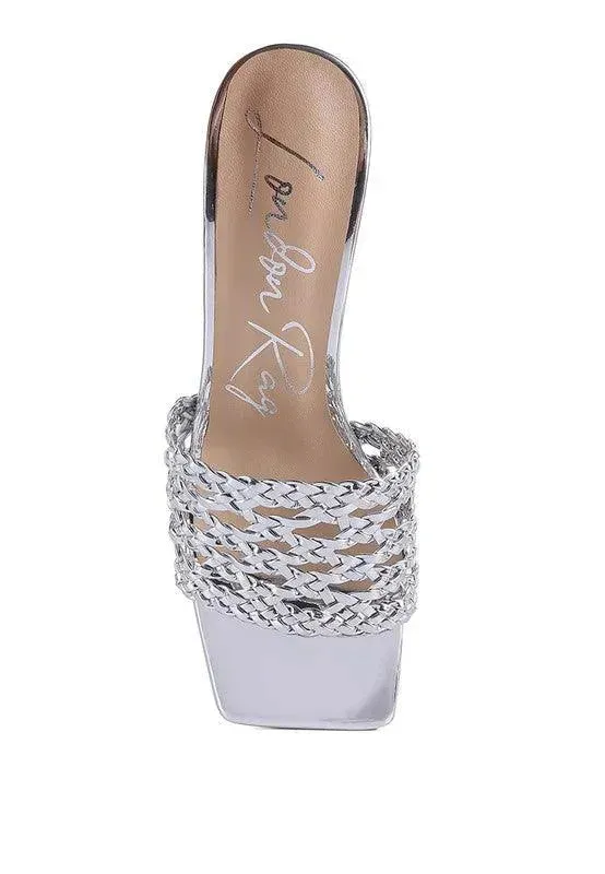 Adorbs Braided Straps Slider Sandals-Rag & Co