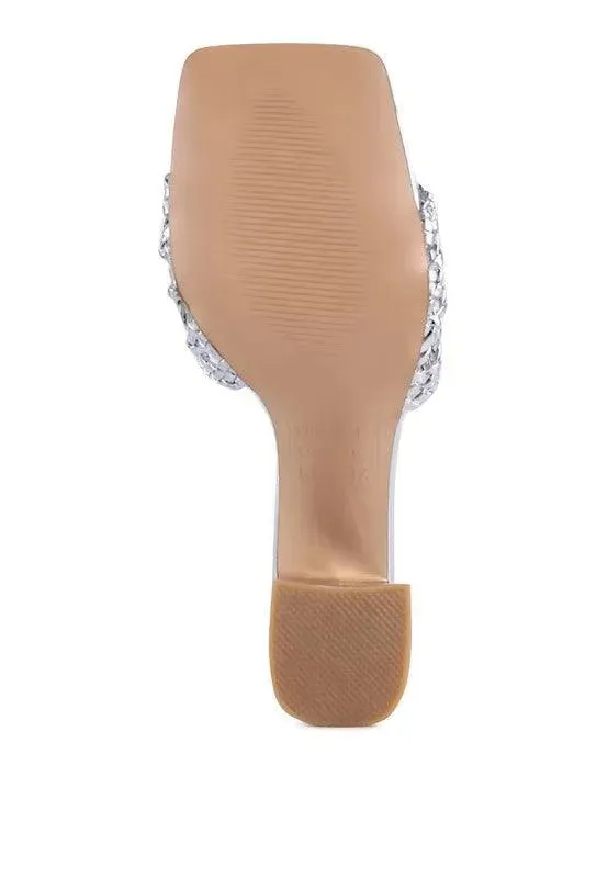 Adorbs Braided Straps Slider Sandals-Rag & Co