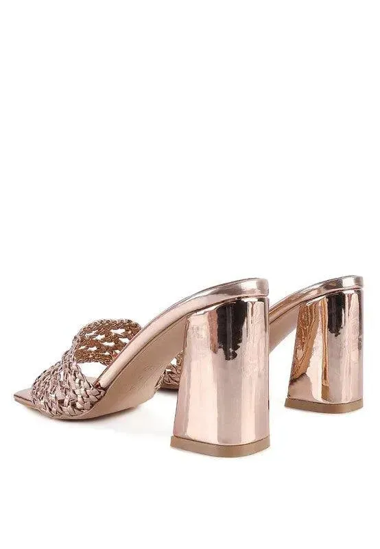 Adorbs Braided Straps Slider Sandals-Rag & Co