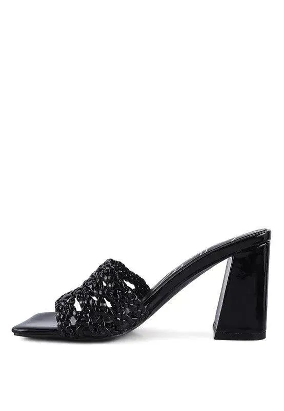 Adorbs Braided Straps Slider Sandals-Rag & Co