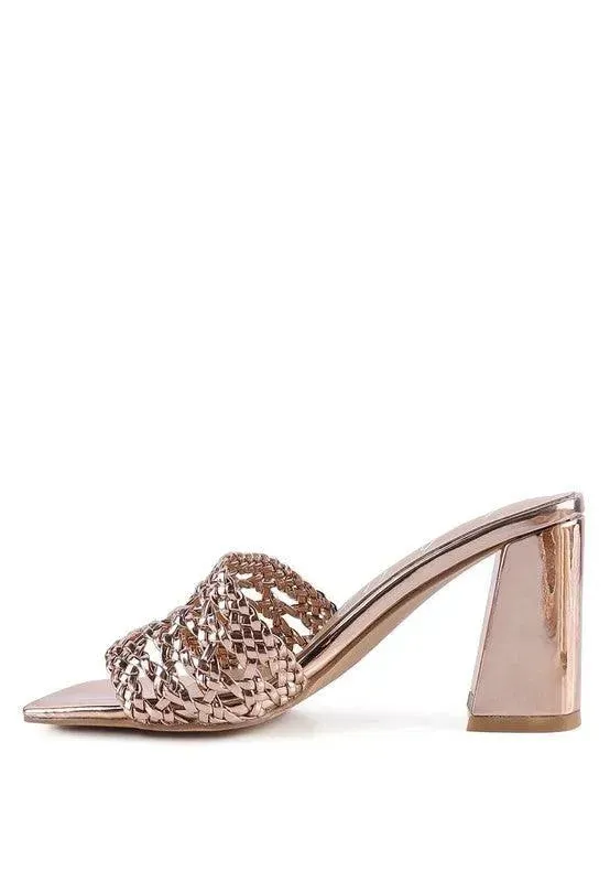 Adorbs Braided Straps Slider Sandals-Rag & Co