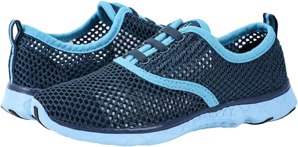 ALEADER Women's Lightweight Aqua Water Shoes Slip-on Quick Drying Swim Shoes