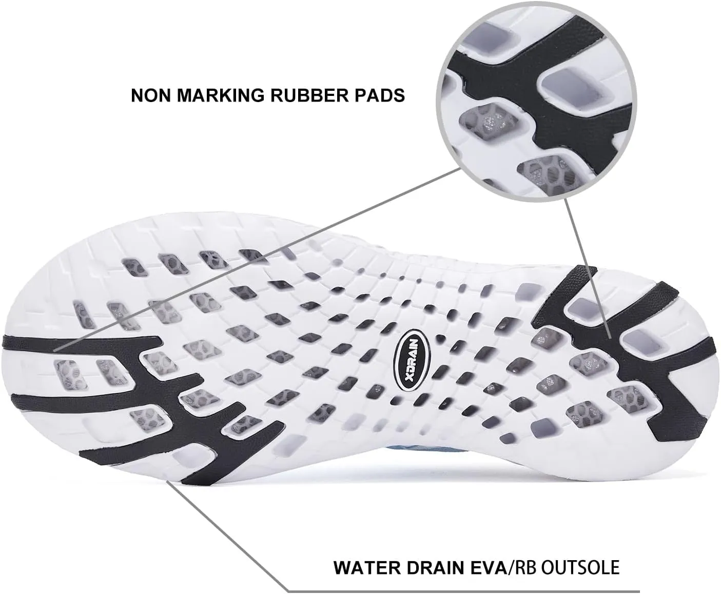 Aleader Women's Mesh Slip On Water Shoes