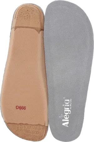 Alegria Replacement Insole Grey 1 EU 37 (US Women's 7-7.5) Regular