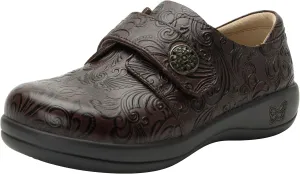 Alegria Women's Joleen Espresso Gale Comfort Leather Slip On Shoes 9.5-10 M US