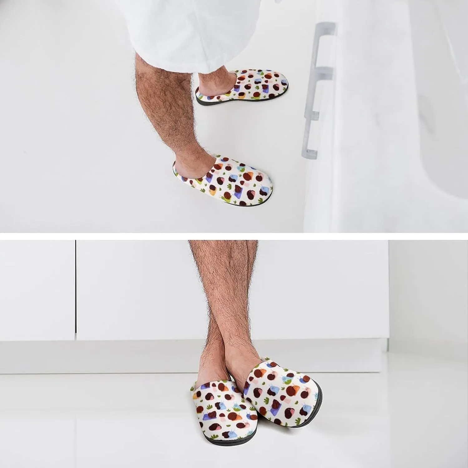 Anime Cactus Clog Slippers For Men Warm House Slippers Women Cotton Slippers Soft Bedroom Slip-On Shoes Indoor Outdoor