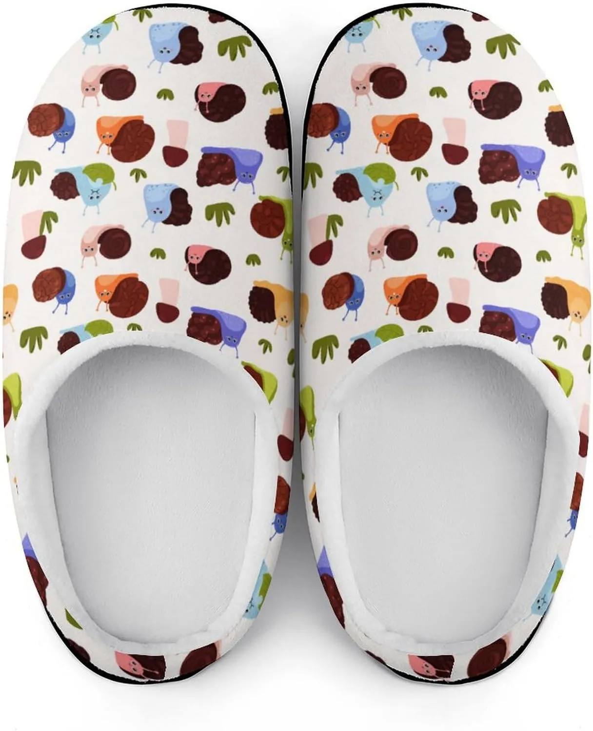 Anime Cactus Clog Slippers For Men Warm House Slippers Women Cotton Slippers Soft Bedroom Slip-On Shoes Indoor Outdoor