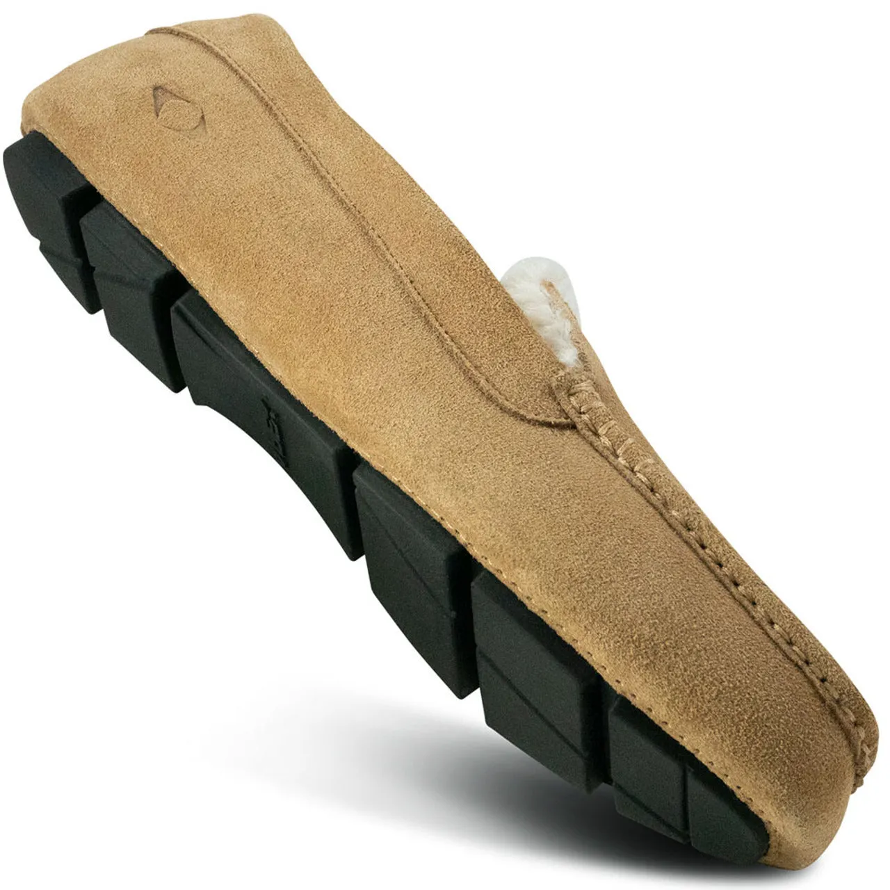 Apexfoot Men's Unisex Orthopedic Moccasin Slipper Camel - Medium (B/D)