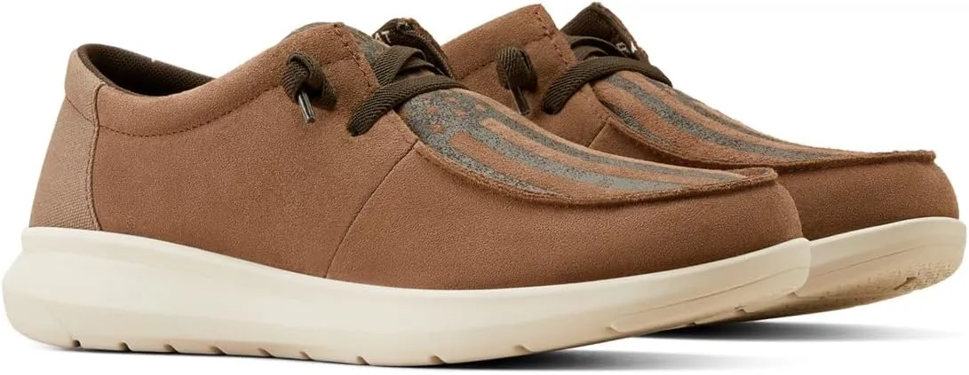 ARIAT Mens Hilo Washed Grey Denim Casual Shoe