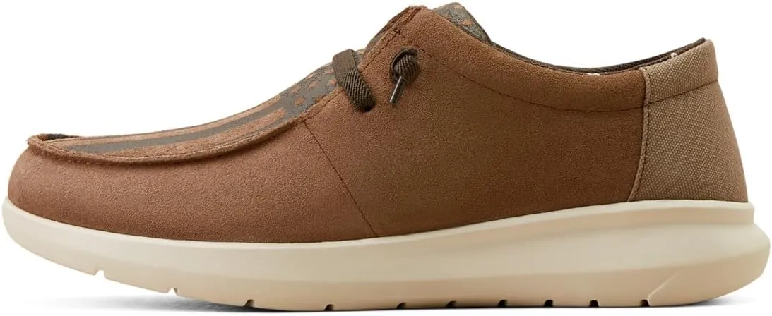 ARIAT Mens Hilo Washed Grey Denim Casual Shoe