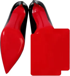Ashoeset Red Bottoms Shoe Sole Protector, 6 Pcs Self-Adhesive Bottom Protector for Christian Louboutin High Heels, Replacement for Louboutin Shoes