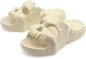 Asifn Skull Slides Shower Slippers Women Men House Funny Creative Sandals EVA Thick Soft Indoor Outdoor Beach Pool