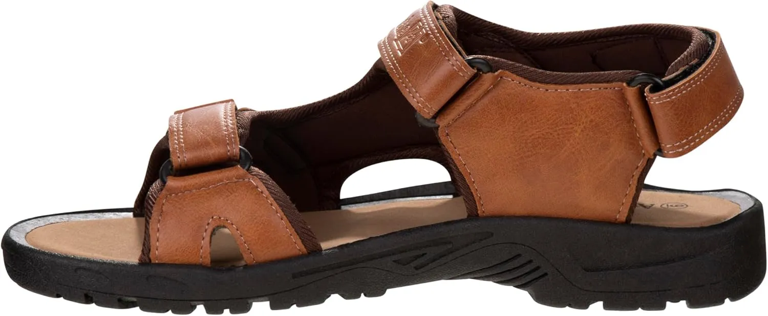 Avalanche Men's Open Toe Strap Adjustable Waterproof Fisherman Sandal Summer Beach Water Shoe
