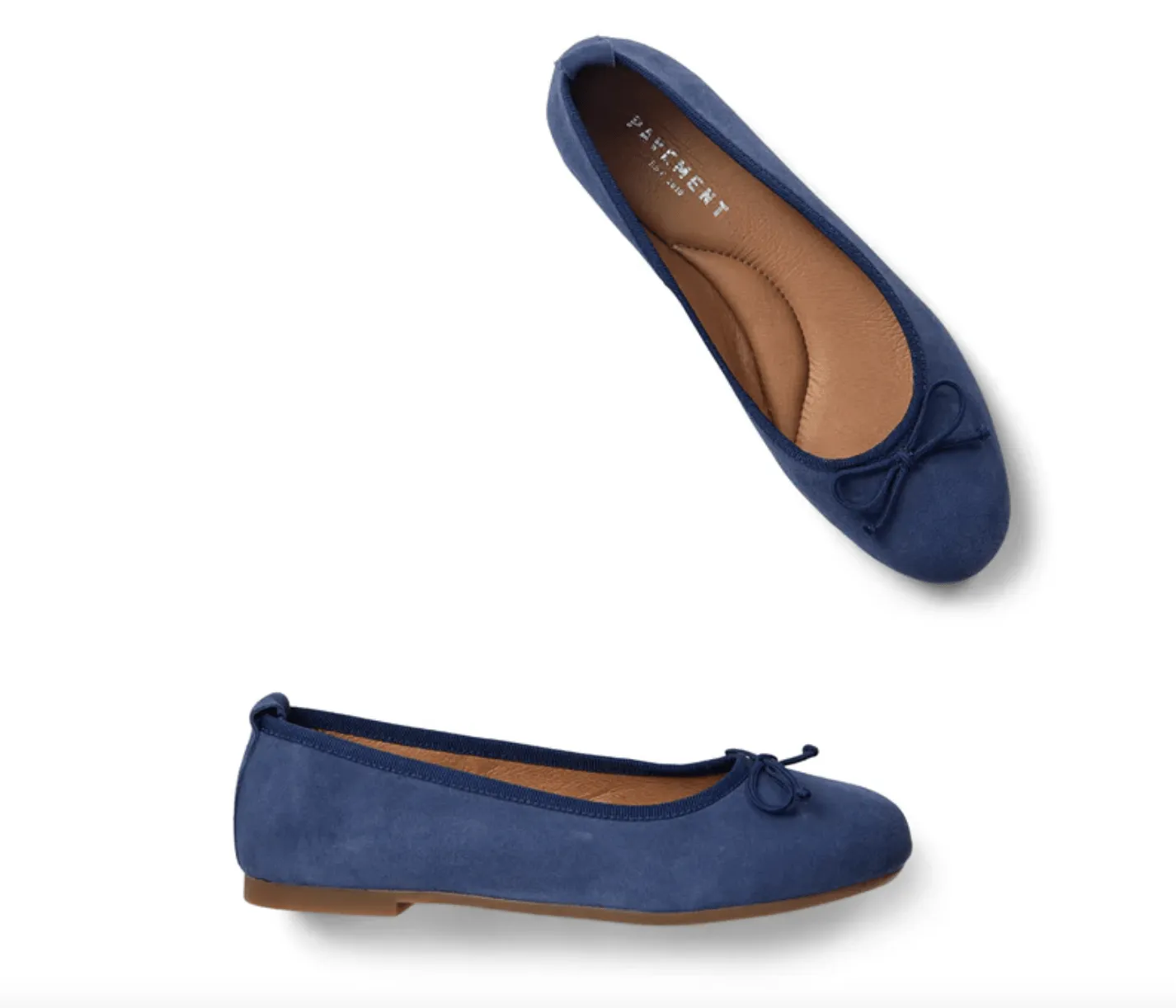 Ballerina Navy suede - Lucy Lu - Pavement