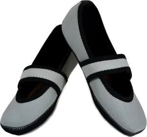 Betsy Lou Women's Slippers, Foldable, Flexible Flats, Slipper Socks, Travel Slippers, Exercise Shoe, Dance Shoe, Yoga Socks, House Shoes, Indoor Shoes