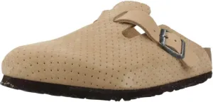 Birkenstock Boston suede emboss dots Woman Beige