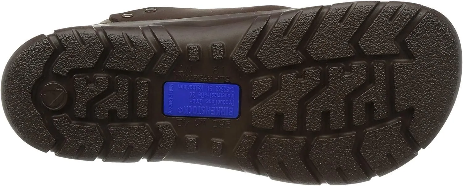 BIRKENSTOCK Men's Ankle Strap Professional Shoe Soft Bed (Birko Flor) Kano Black Size 12 UK, 39 EU