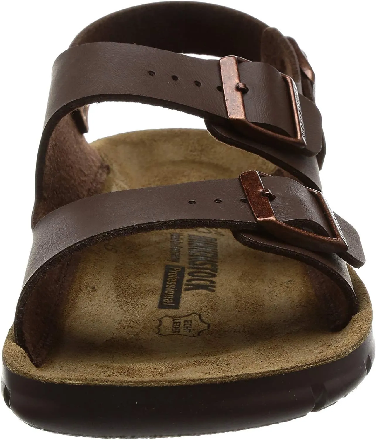 BIRKENSTOCK Men's Ankle Strap Professional Shoe Soft Bed (Birko Flor) Kano Black Size 12 UK, 39 EU