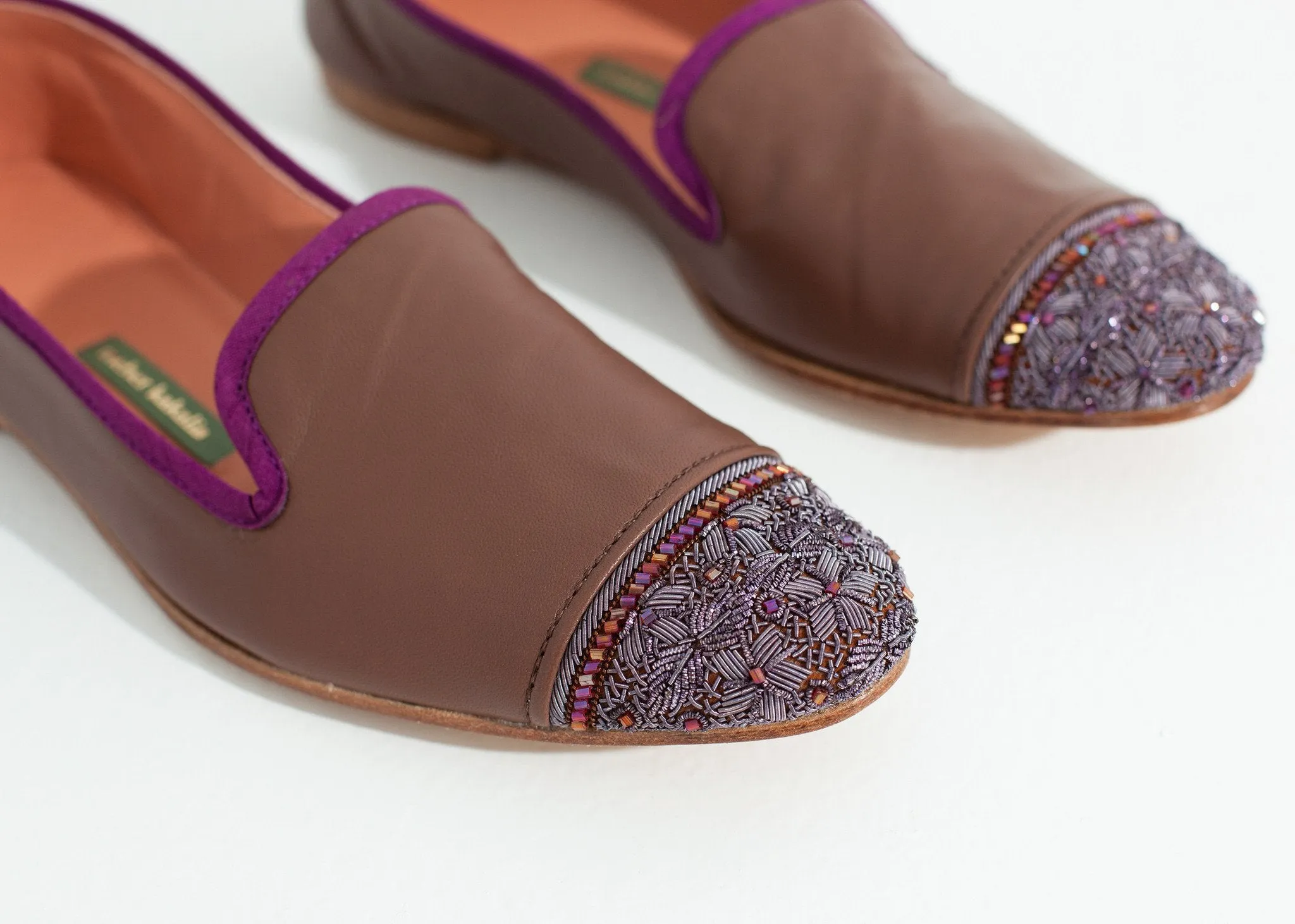 Bizi Cap Loafer Rose/Aubergine IoT-powered Easy to install Toe in