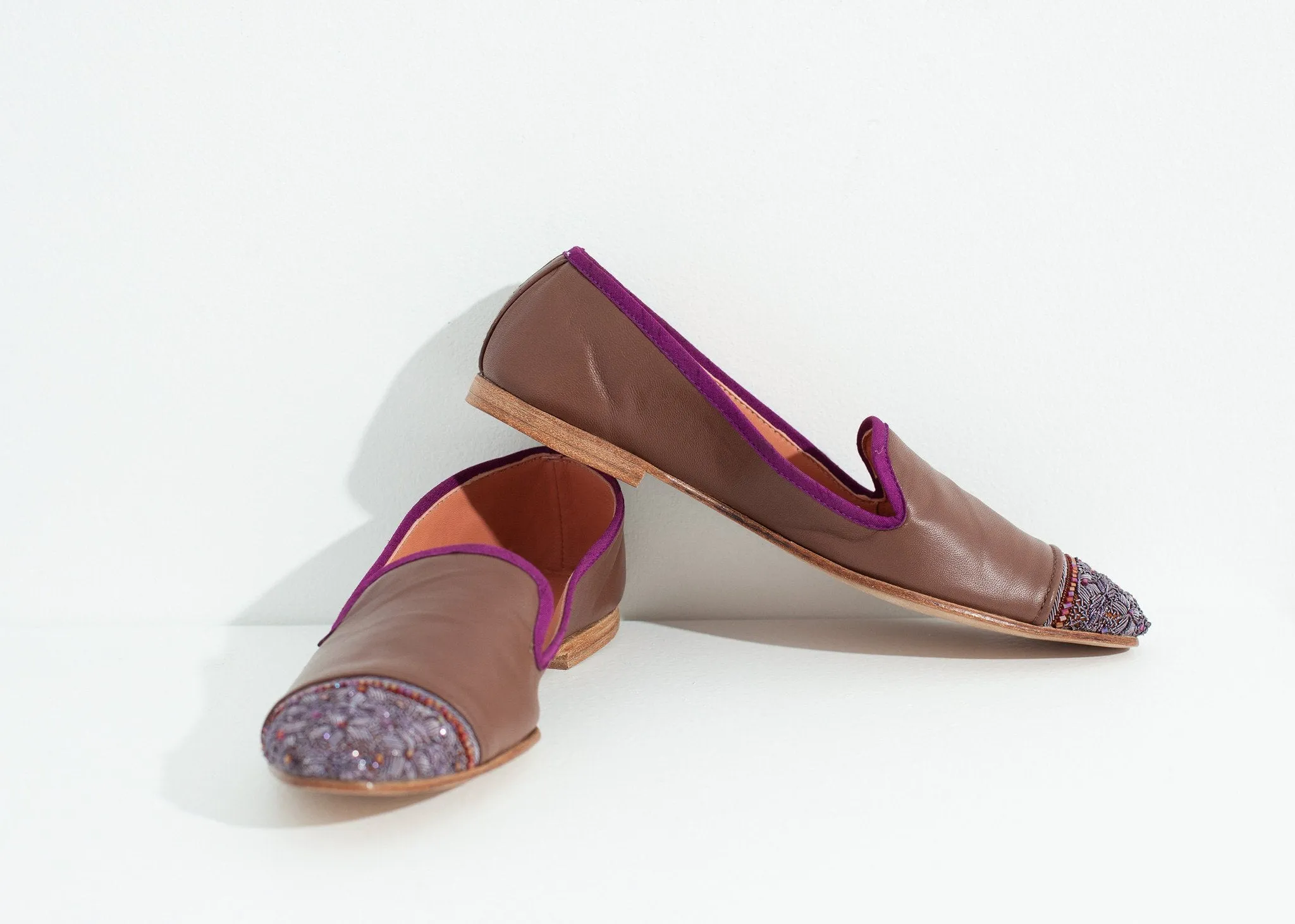 Bizi Cap Loafer Rose/Aubergine IoT-powered Easy to install Toe in