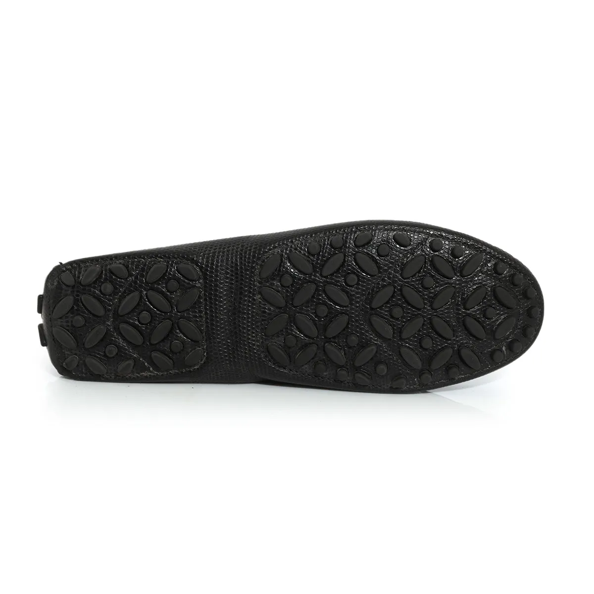 Black Gancini Leather Loafer Size 5M