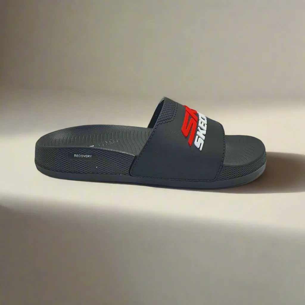 Black Soft Slippers for Men