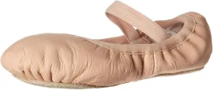 Bloch Bloch Belle Child Ballet Shoes, Toddler Girls Dance Shoes, High Durability, Soft Leather Upper, Flexible Suede Outsole, Pre-Sewn Elastic, Heart Printed Sock-Liner, Ballet Shoe