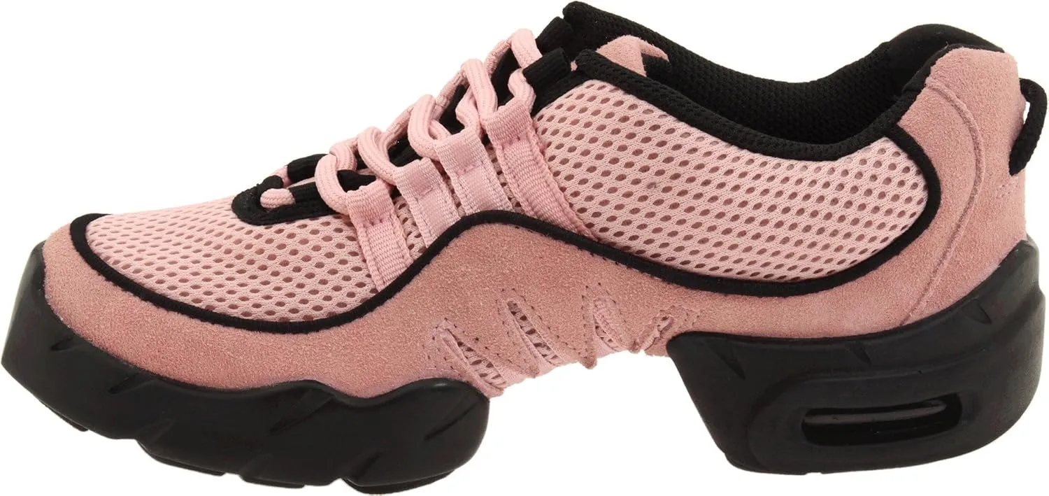 Bloch Women's Boost DRT Suede and Mesh Split Sole Dance Shoe