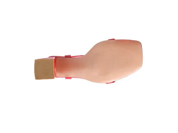 BLOCK HEEL ANKLE STRAP SNADALS