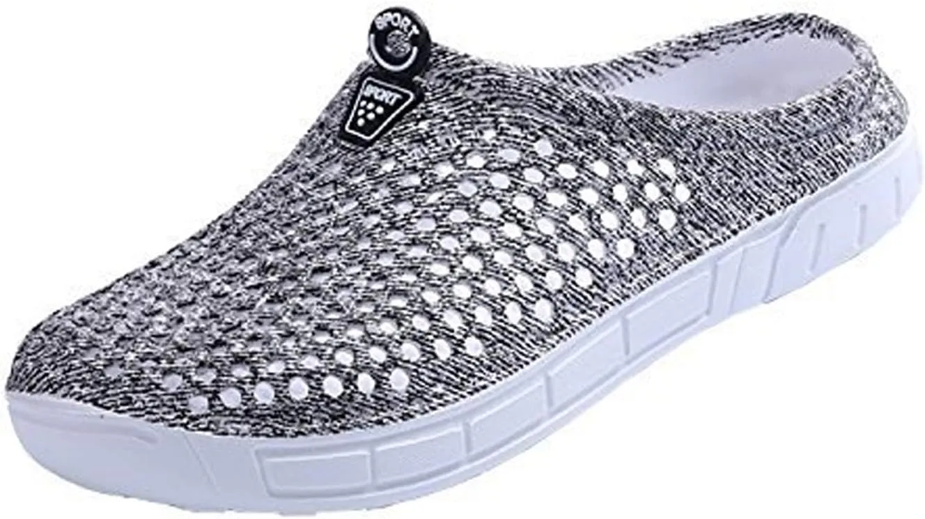 BODON Womens Summer Breathable Mesh Slippers Lightweight Mesh Clog Quick Drying Garden Shoes Footwear Anti-Slip Shoes