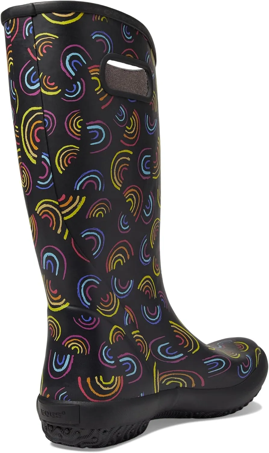 BOGS Women's Rainboot-Wild Rainbow Rain Shoe