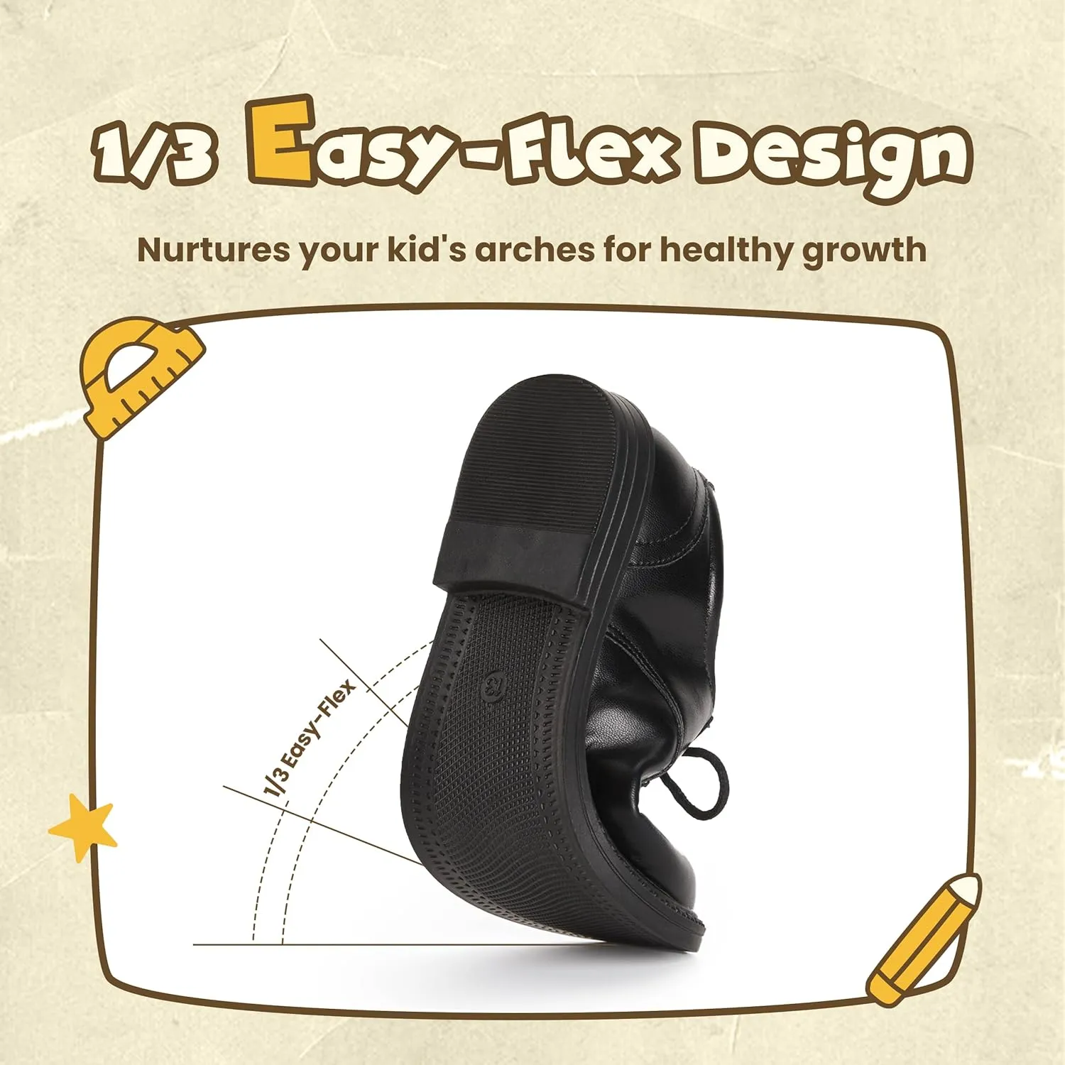 Boys Girls Dress Shoes Toddler Little Big Kid Oxford Shoes PU Leather School Uniform Wedding Loafer Flats White Baby Black Brown Lace-Up Casual Comfort Classic Formal Slip-On Walking Outdoor Party