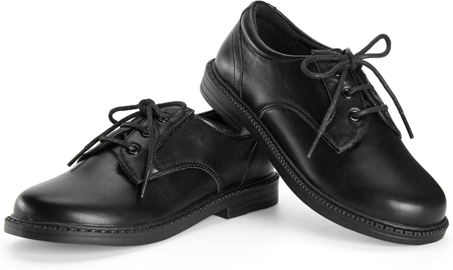 Boys Girls Dress Shoes Toddler Little Big Kid Oxford Shoes PU Leather School Uniform Wedding Loafer Flats White Baby Black Brown Lace-Up Casual Comfort Classic Formal Slip-On Walking Outdoor Party