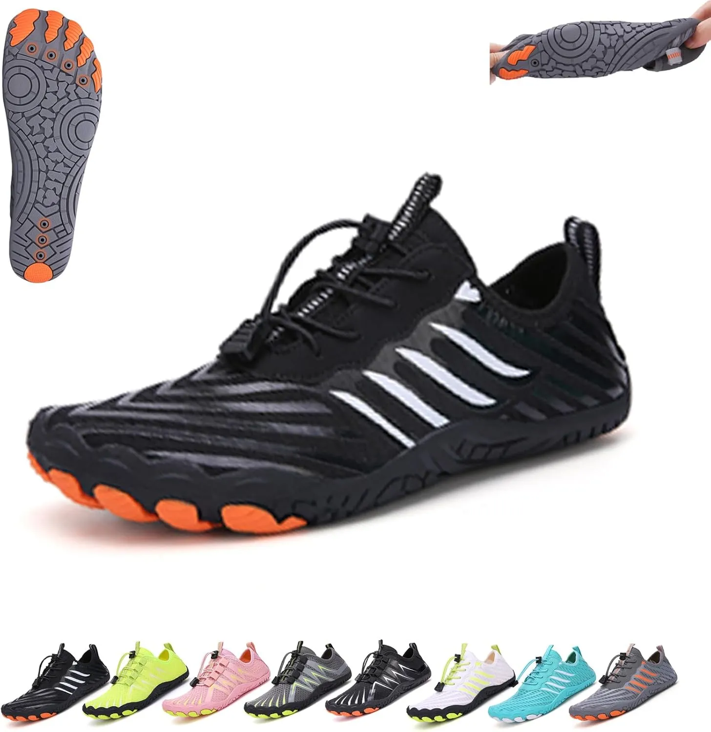Bronior Grounding Shoes, Grounded Barefoot Shoes for Women Men, Soft Comfortable Allround Barefoot Shoe for Outdoor