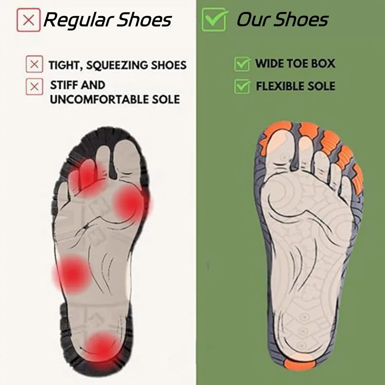 Bronior Grounding Shoes, Grounded Barefoot Shoes for Women Men, Soft Comfortable Allround Barefoot Shoe for Outdoor