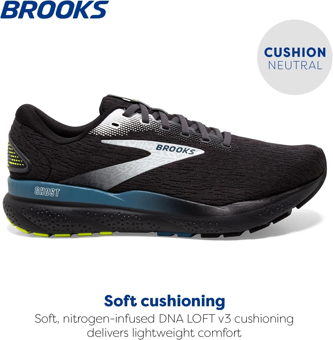 Brooks Men’s Ghost 16 Neutral Running Shoe