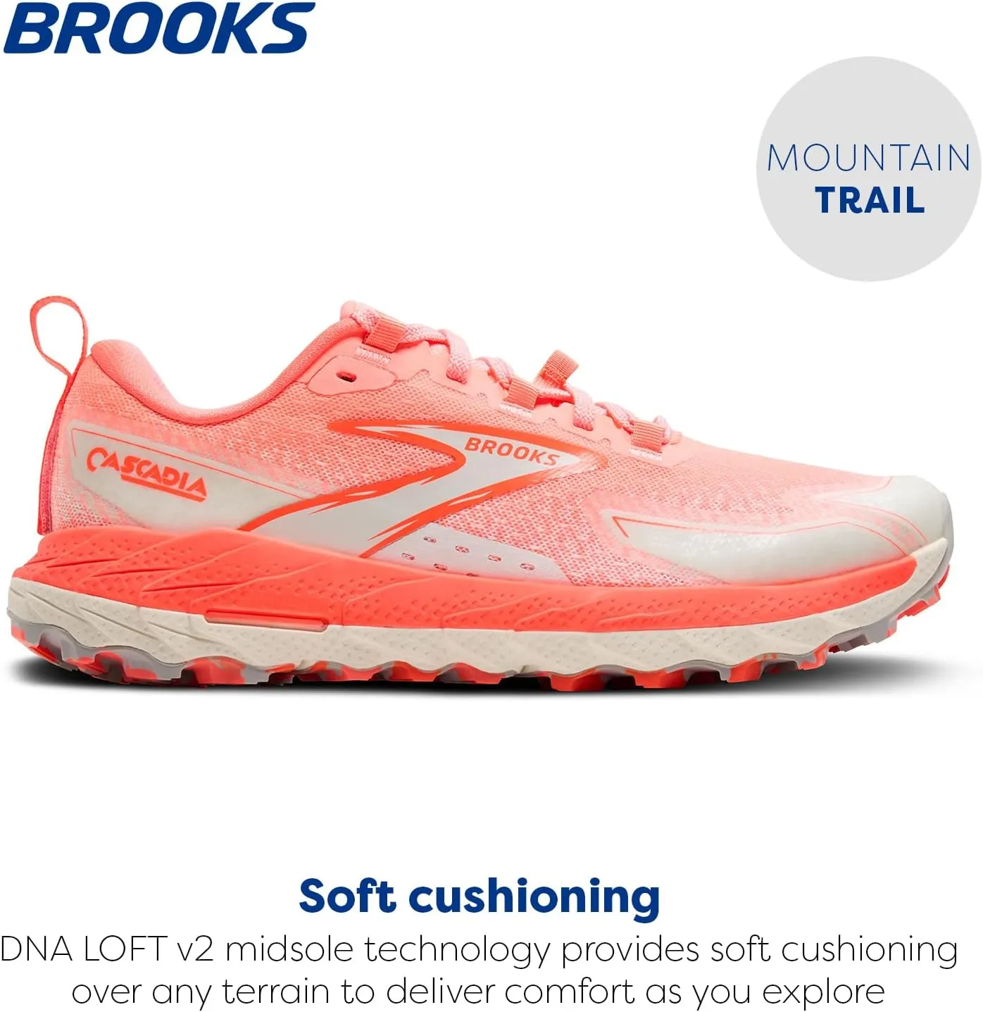 Brooks Women’s Cascadia 18 Mountain Trail Running Shoe