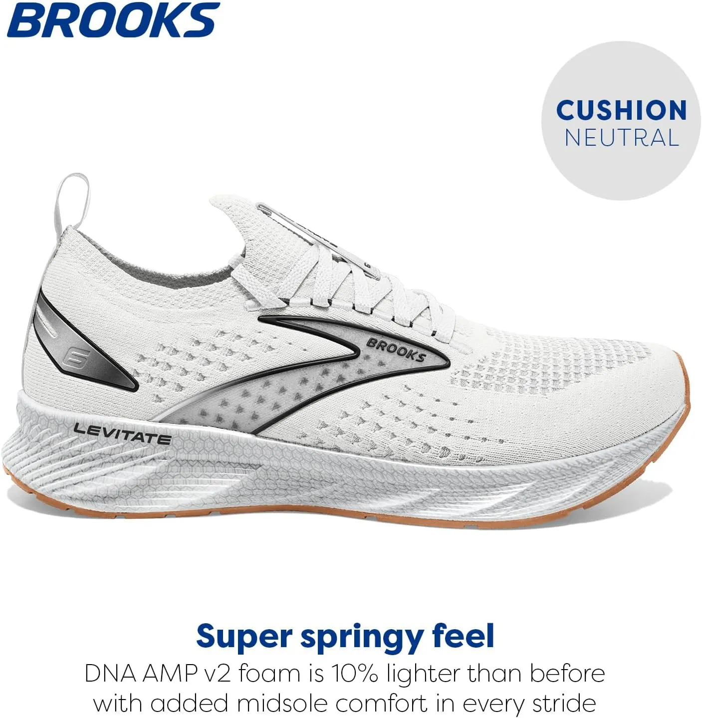 Brooks Women’s Levitate Stealthfit 6 Neutral Running Shoe