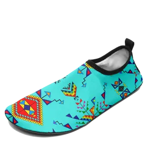 Buffalo Jump Turquoise Sockamoccs
