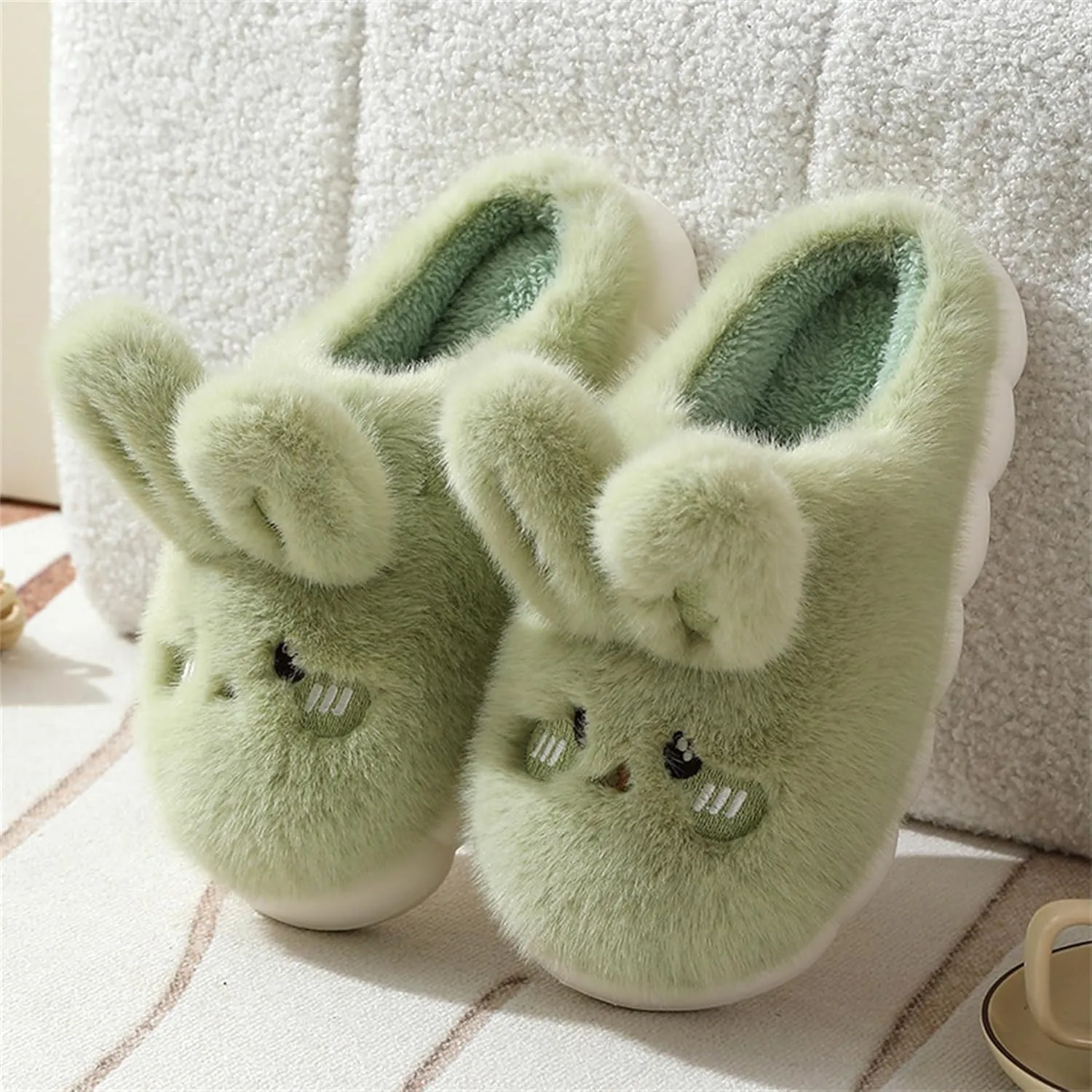 Bunny Cotton Slippers - Home Cartoon Slippers for Men & Women