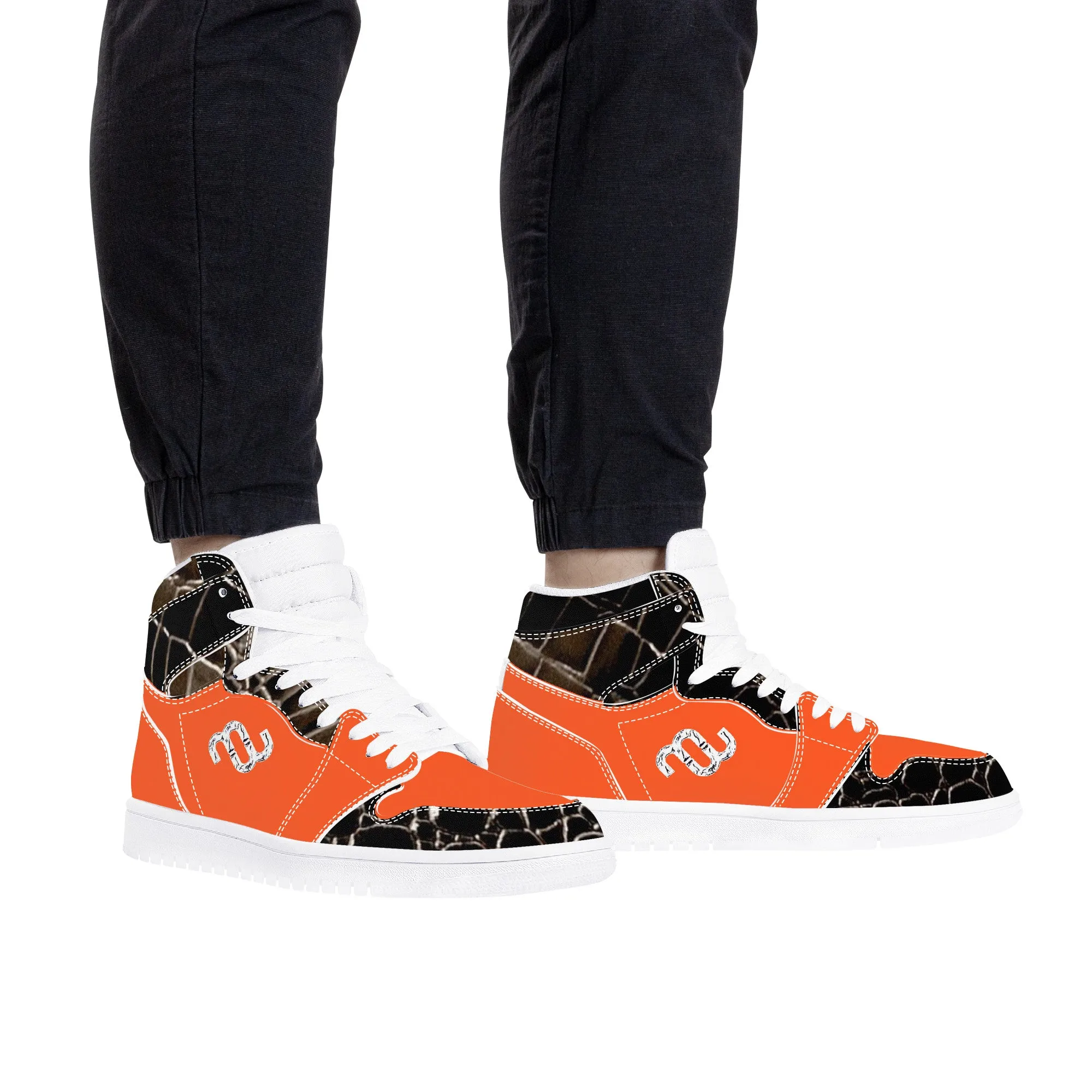 Bushae Sneaker Top Don't wait Synthetic Leather D17 High Money Practical