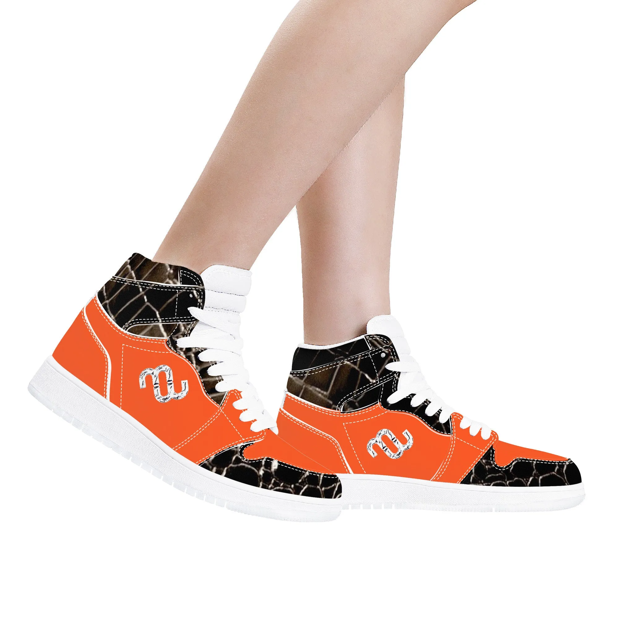 Bushae Sneaker Top Don't wait Synthetic Leather D17 High Money Practical
