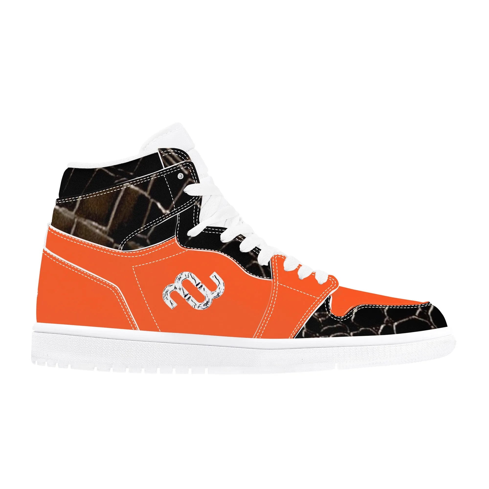 Bushae Sneaker Top Don't wait Synthetic Leather D17 High Money Practical