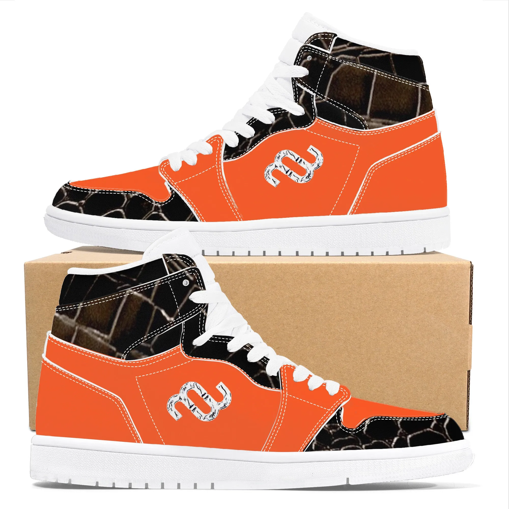 Bushae Sneaker Top Don't wait Synthetic Leather D17 High Money Practical